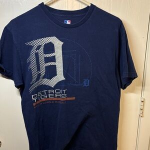 MLB Detroit Tigers Navy Graphic Short Sleeve Tee